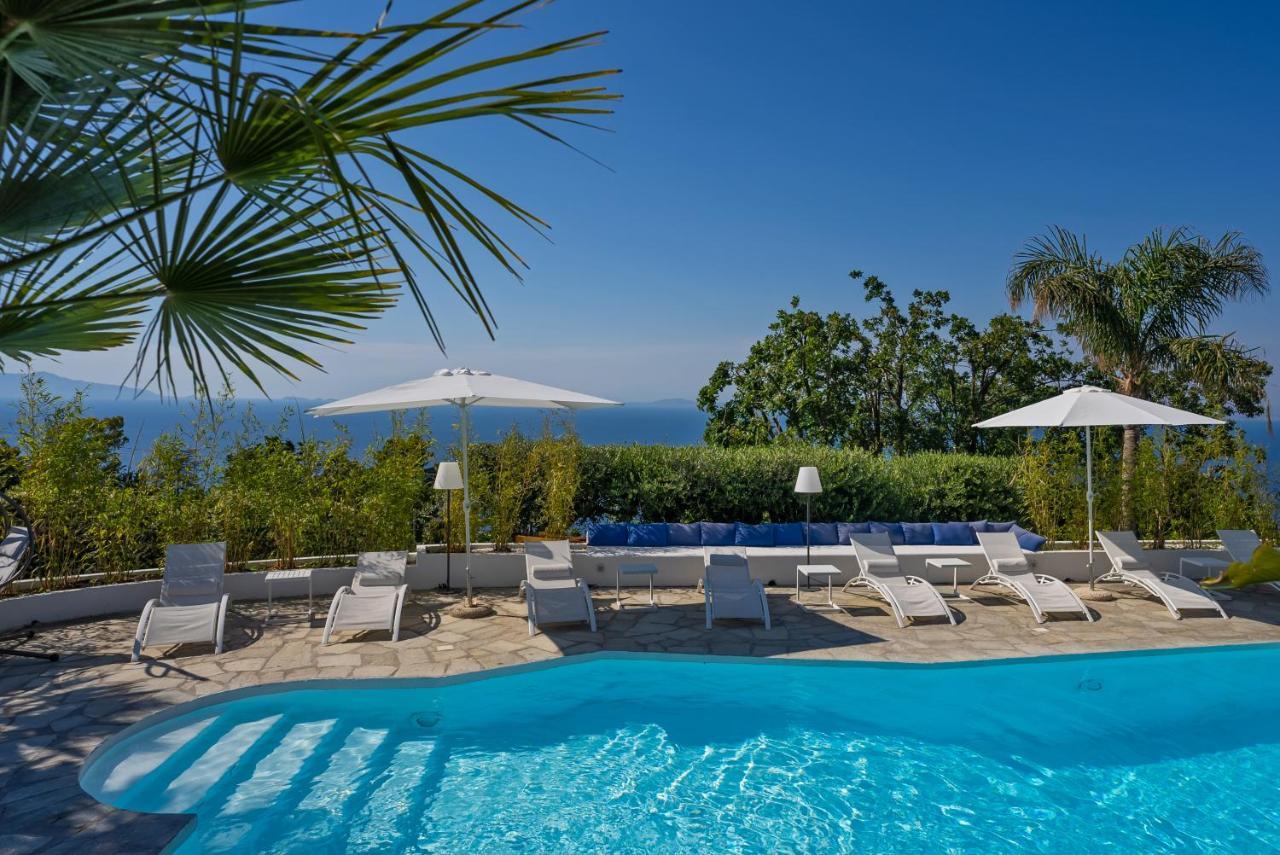 Capri Blue Luxury Villa Le Tre Monelle Anacapri  Dış mekan fotoğraf