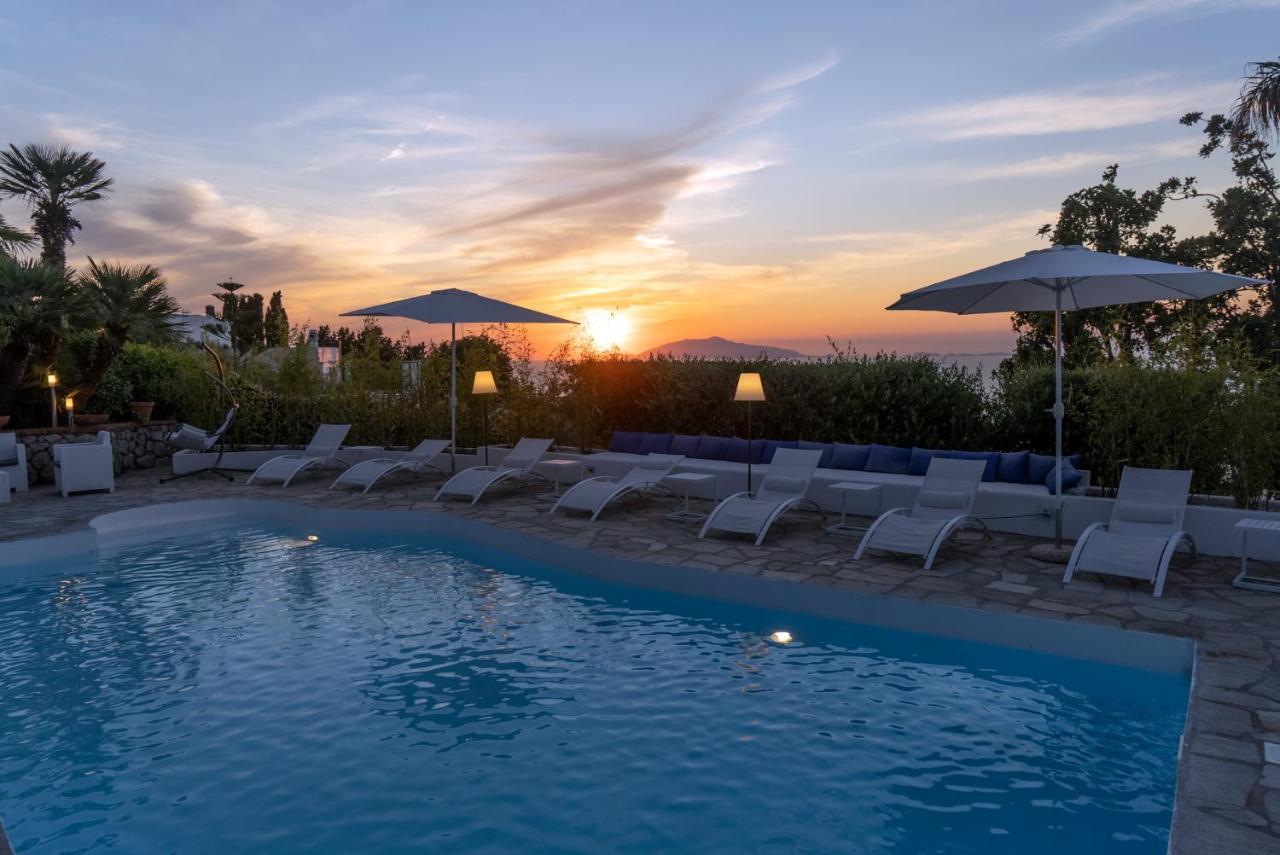 Capri Blue Luxury Villa Le Tre Monelle Anacapri  Dış mekan fotoğraf